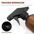 250ml Empty Brown Glass Spray Bottles Portable Refillable Container Durable Trigger Sprayer for Essential Oils