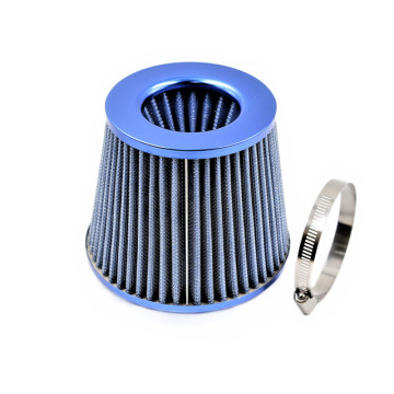 Universal Car Air Filters Performance High Flow Cold Intake Filter Induction Kit Sport Power Mesh Cone 55MM to 76MM