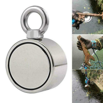 Fishing Magnet Tools 200/300KG Neodymium Metal Double Sided Durable Detector Lifting Hanging Camping Tent Neodymium Metal Magnet