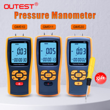 High-precision Digital Pressure Gauge Micro-Pressure Gauge Differential Pressure Meter Air Pressure Gauge GM510/GM511/GM520