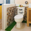 Creative Waterproof Stickers Bathroom Decoration Stickers WC Toilet Cute Cartoon Decoration Home Decoration Waterproof Applique