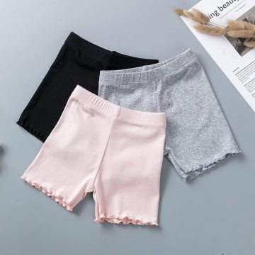 Girls Safety Pants For Kids Girls Leggings Children Short Pants Pure Color Underwear Breathable Trousers Cotton Pantyhose