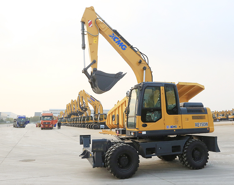 XCMG XE150WB 15 ton rc heavy wheel excavator