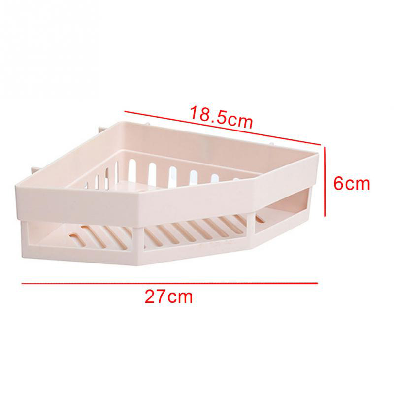 2020 Bathroom Shelf Triangular Rack Bathroom Accessories Storage Organizer For Shampoo Soap Box Cosmetic Organizer Basket Holder