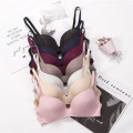 2020Wire Free Push Up Bra Solid Seamless Soft Bras for Women Double Breasted Sexy Lingerie Comfort Breathable Bralette Sport Bra