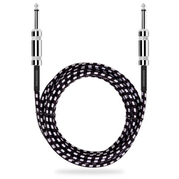 Jack 6.3 Professional Instrument Cable, Guitar Cable for Speaker Bass Keyboard 1/4