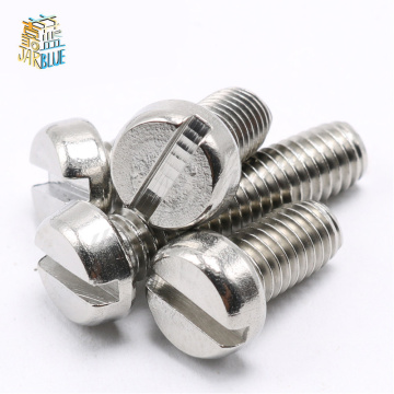 10/50pcs M1.6 M2 M2.5 M3 M4 M5 M6 304 A2-70 stainless steel GB65 Slotted Cap Head Slot Column Round Cheese Head Screw Bolt