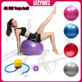 Explosion-proof PVC 45CM Yoga Ball Exercise Training Balance Sport Fitness Balls Pilates Workout Massage Yoga Ball Pump 5 Colors