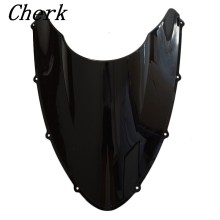 New Black Motorcycle Windshield Windscreen Double Bubble For DUCATI 848 1098 1198