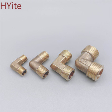 Brass Tube Fitting Adapter 90 Degree 1/8