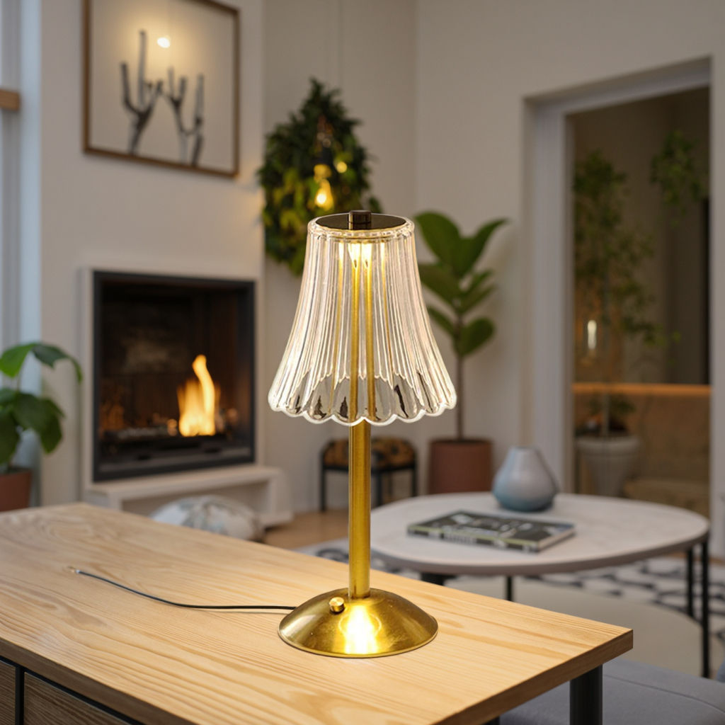Elegant Resin Table Lamp