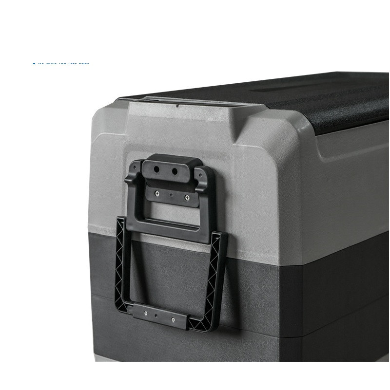 60L Portable Car and Home use Compressor Fridge with Wheels and Handle,Mini Freezer Car Refrigerator DC 12V24V AC 220V