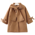 2020 Baby girls Outfis winter long Coat fashion elegant kids wool padded warm coats Add cotton Children Clothes Girl's jacket
