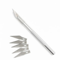 Non-Slip Metal Scalpel Knife Kit Cutter Engraving Craft knives + 6 pcs Blades Carving Tools DIY Repair Hand Tools