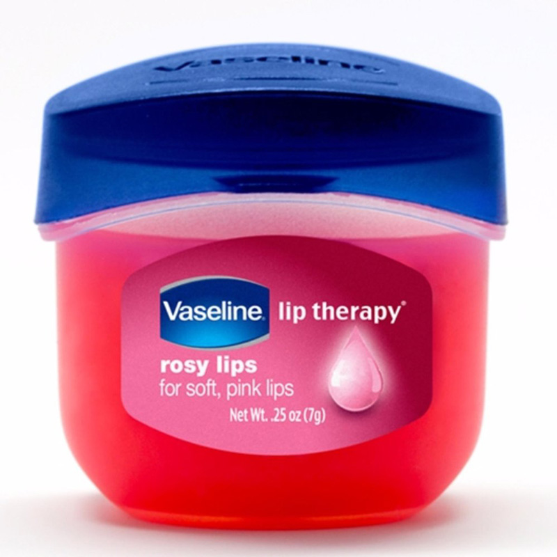 1pc Lips Care Lip Balm Lip Makeup Pure Petroleum Jelly Rosy Lips 7g 0.25oz