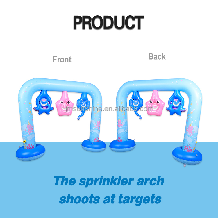 Wholesale Animal Inflatable Shooting Game Arch Sprinkler Toy