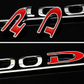 DSYCAR 1Set 3D Metal P100D Emblem Sticker Car SUV Body Exterior Cover Decals DIY Car-Styling 3D Stickers New