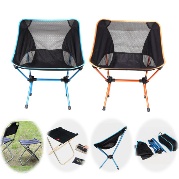 Outdoor Portable Camping Chair Lightweight Folding Beach Chair For Hiking Fishing Picnic Barbecue Vocation Casual Garden Chairs