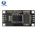0.36INCH 0.36" 0.36 Inch TM1637 7 Segments Digital Blue Display Tube 4-Digit LED Module Board For Arduino