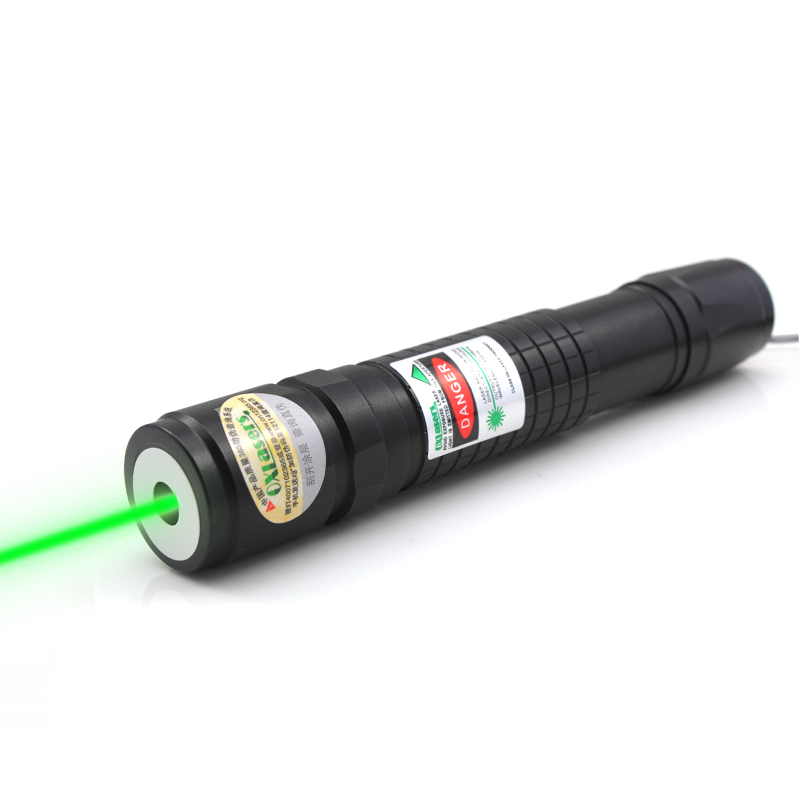 oxlasers new focusable 520nm 200m W burning green laser pointer Lazer pointer flashlight fat beam with 5 star cap free shipping