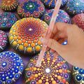 1/2/3 Sets DIY Acrylic Stick Mandala Dotting Tools Set Embossing Stick for Painting Rocks Dot Kit Nail Stamp Art Craft Tool