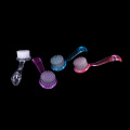 Soft Bristle Brush Scrub Plastic Non-electric Cleansing Brush Exfoliating Facial Cleanser Brush Face Cleaning Washing Cap