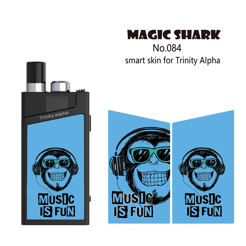 Skull Star War Motorcycle Military Snake Case Sticker Skin Film for Smok Trinity Alpha Vape Pod