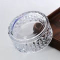 Transparent Crystal Glass Storage Jar Candy Organizer Glass Container Cookie Nuts Foods Box Storage Interior Tabletop Decoration