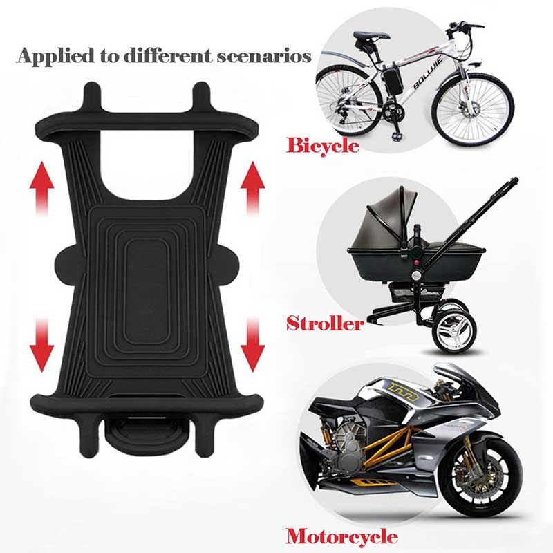 Universal 360-degree rotatable stroller trolley mobile phone holder for stroller accessories