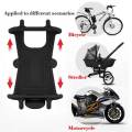 Universal 360-degree rotatable stroller trolley mobile phone holder for stroller accessories