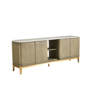 Aura Meridian marble dinning table