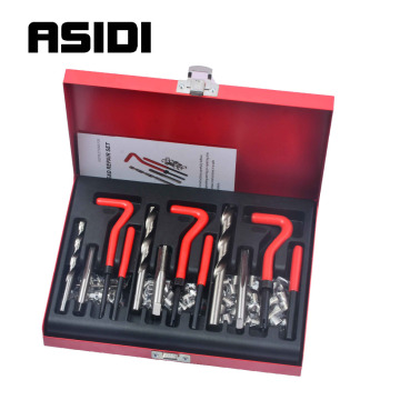 88 Pcs Car Engine Block Restoring Damaged Thread Repair Tool Kit Set M6 M8 M10 SK1040