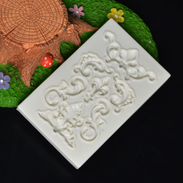 European Style Lace Shaped Silicone Retro Relief Cake Mold Baking Mold Sugar Craft Fondant Cake Tools Cake Decoration H392