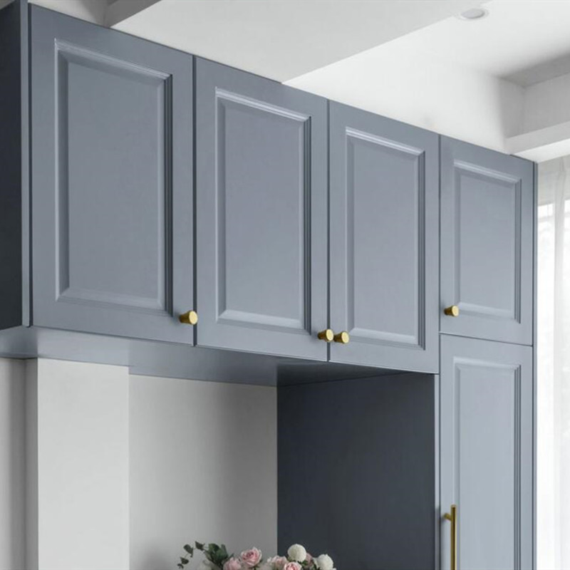KK&FING Aluminum Alloy Single Hole Kitchen Cabinet Handles Solid Drawer Knobs Wardrobe Cupboard Door Handles Furniture Hardware