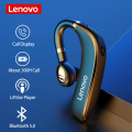 Lenovo Single Ear Bluetooth 5.0 Wireless Headphone Business Earphone 20h Battery Life 160mAh Battery Capacity Headset with Mic