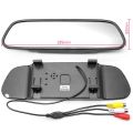 5 inch Digital Color TFT 800x480 LCD Car Parking Mirror Monitor 2 Video Input For Rear view Camera Parking Assistance System