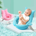 Newborn Baby Bath Tub Seat Mat Baby Shower Portable Air Cushion Bed Non-Slip Bathtub Infant Safety Security Support Cushion Mat