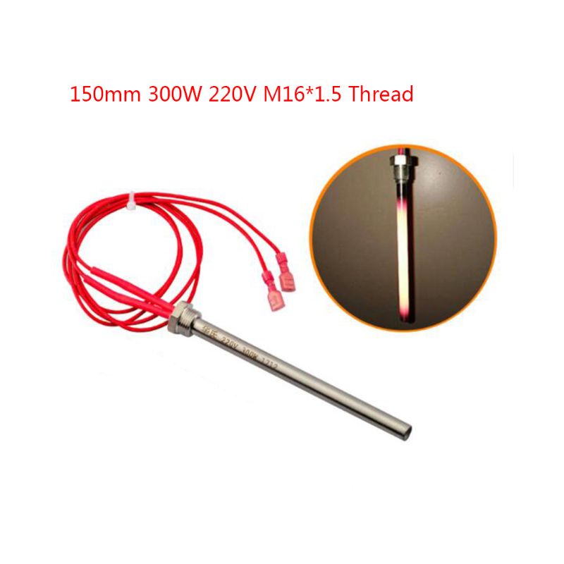 1PC 350W 220V Ignition Igniter Hot Rod Wood Pellet Stove 10*140/150/170mm M16*1.5