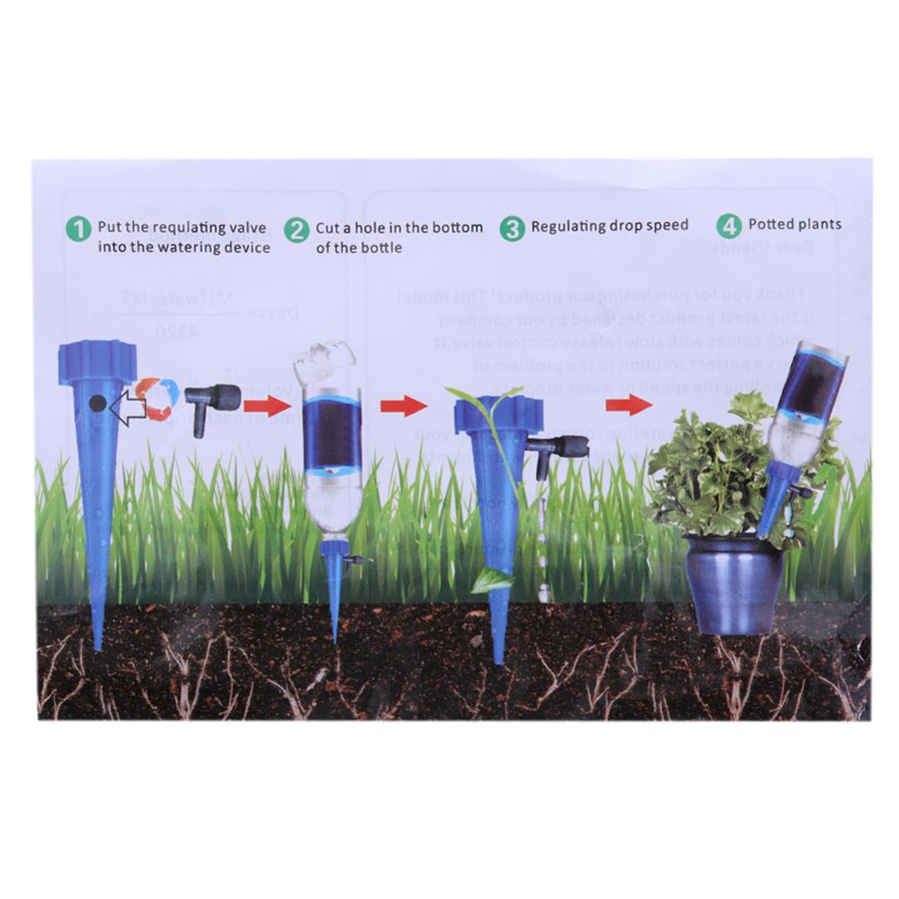 Drop Shipping 6/12pcs Automatic Drip Watering Irrigation Tool Kits Indoor System Houseplant Spikes For Gardening Plant Potted