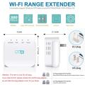 Wireless 300Mbps WiFi Repeater Range Extender AP Wi-Fi Signal Range Amplifier Expander High Compatible with Any Router