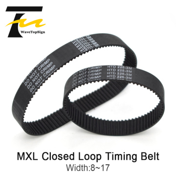 HTD 3M Closed Loop Timing Belt Transmission Belts Perimeter 225 228 255 267 300 324 330 354mm Customized Width 8 9 10 15 17mm