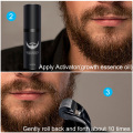 4 Pcs/set Barbe Beard Growth Kit Hair Growth Enhancer Set Essentital Oil Facial Beard Care Brush Set Product Best Gift for Men