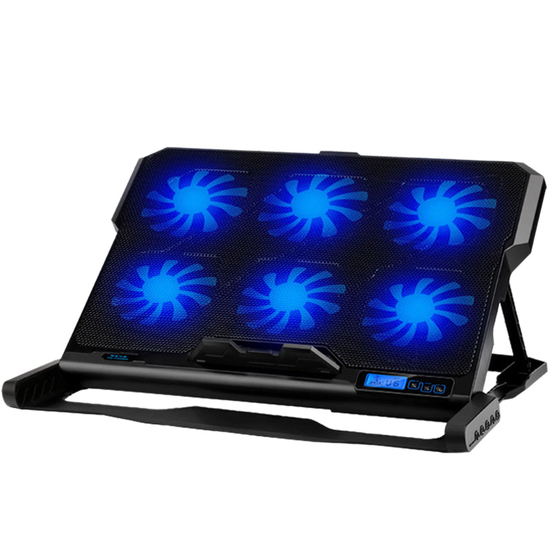 13-16 Inch Laptop Cooling Pad Laptop Cooler Six Cooling Fan 2 usb Ports Laptop Cooling fan pad Notebook Stand