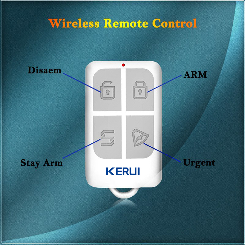 KERUI 5pcs Wireless Portable Remote Control For KERUI W1 W2 W17 W18 W19 G18 G19 G183 G193 8218G Home Alarm System Controller