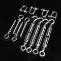 12Pcs Stainless Steel Sun Sail Shade Accessories Garden Canopy Fixing Fittings Hardware Shade Sail Replacement Fitting Tools
