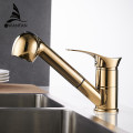 Kitchen Faucets Grifos De Cocina Swivel Pull Out Kitchen Sink Faucet Water-Saving black Basin Crane Mixer Brass Tap WF-7005