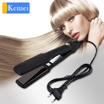 Kemei Fast Heating New Flat Iron Straightening Irons Styling Tools Professional Hair Straightener Free Shipping hair irons 5