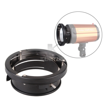 Godox 9.8cm Universal Flash Mount to Bowens Mount Ring Adapter for Softbox Beauty Dish Strobe K150A K180A 250DI 300DI 250SDI