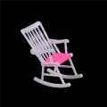 1pc Mini Doll Rocking Chair for Accessories Doll House Furniture Dollhouse Room Decoration Children Girls Toy Xmas Gift