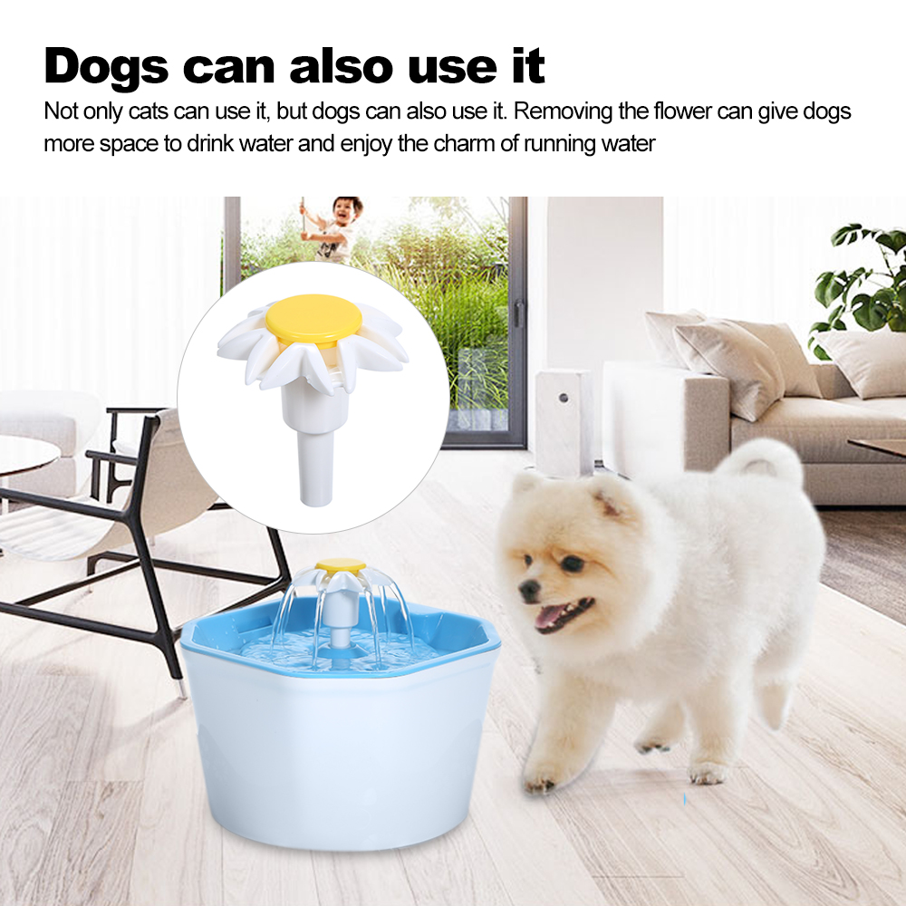 1.6L Automatic Cat Water Fountain Pet Cat Food Dispenser Dog Bowl Automatic Pet Feeder Food Bowl Pet Accessories